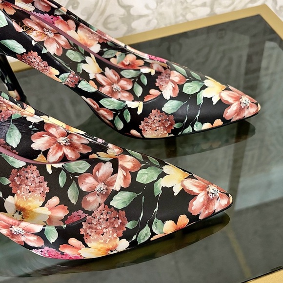 Nine West JACKPOT Floral Pumps, Size 8.5 NWOB 🌸 - Picture 4 of 8